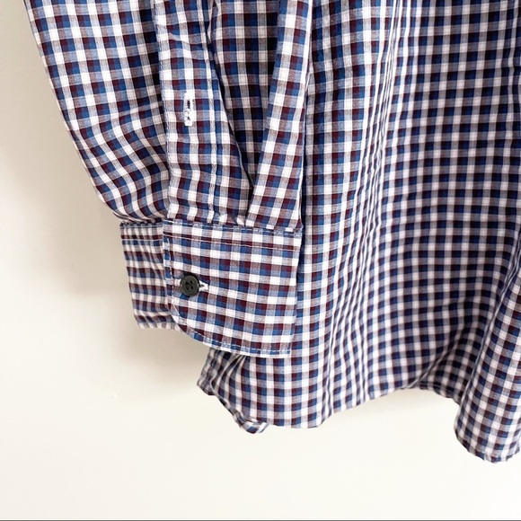 LIZ CLAIBORNE men's plaid button down shirt - Picture 5 of 9